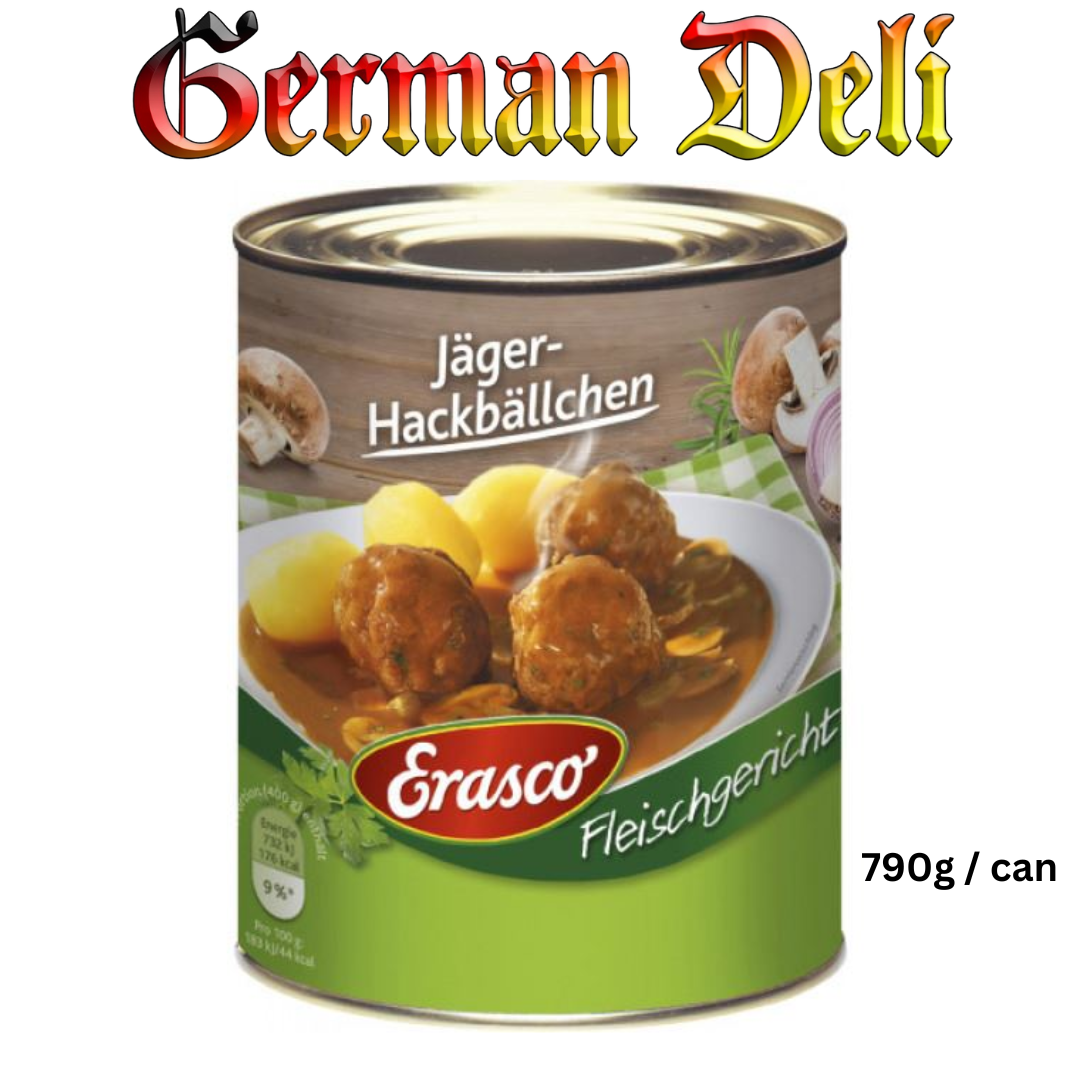 Erasco - Meatballs in Hunter Sauce 790g can / Fleischklöße mit Jägersoße