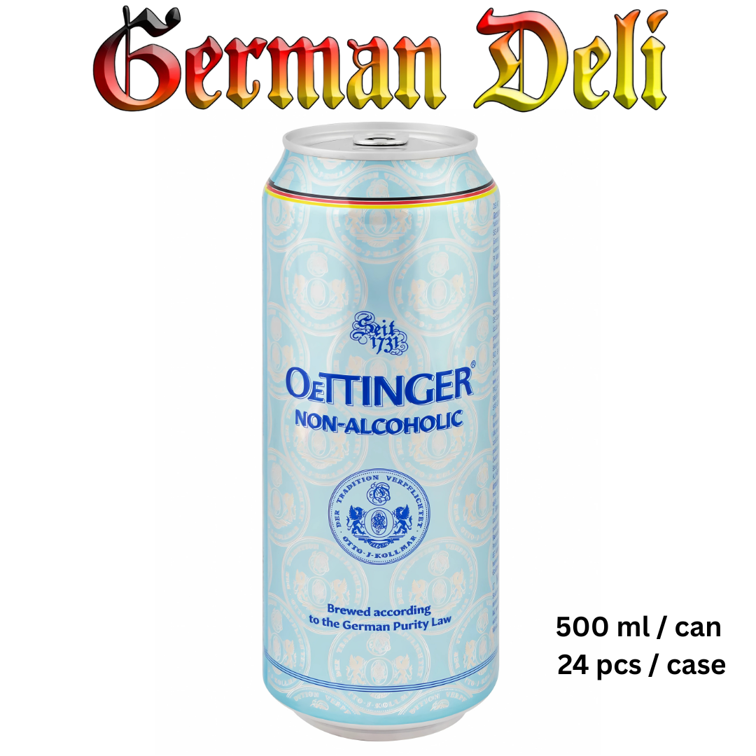 Oettinger Non-Alcoholic - 500 ml can - 24 per case / Alkoholfrei