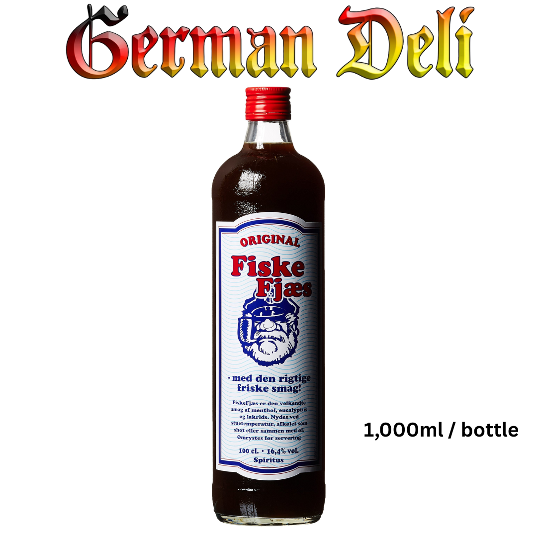 Fiske Fjaes - Liquorice Liqueur 16.4% - 1000 ml btl / Lakritzlikor