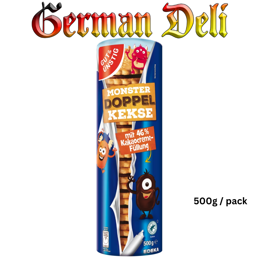 G+G Monster double biscuits - 500g / Doppel kekse