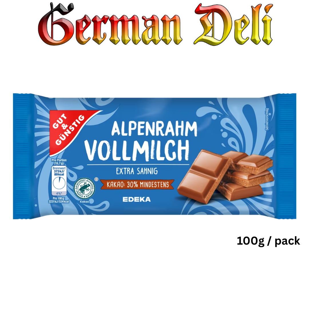 G+G Extra Creamy - 100g / Alpenrahm Vollmilch