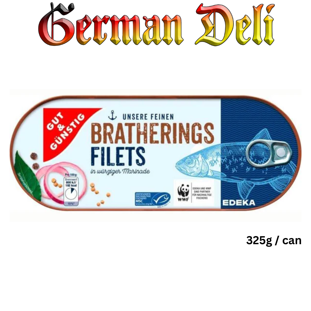 G+G Bratheringsfilets / Gebratenes Heringsfilet 325g