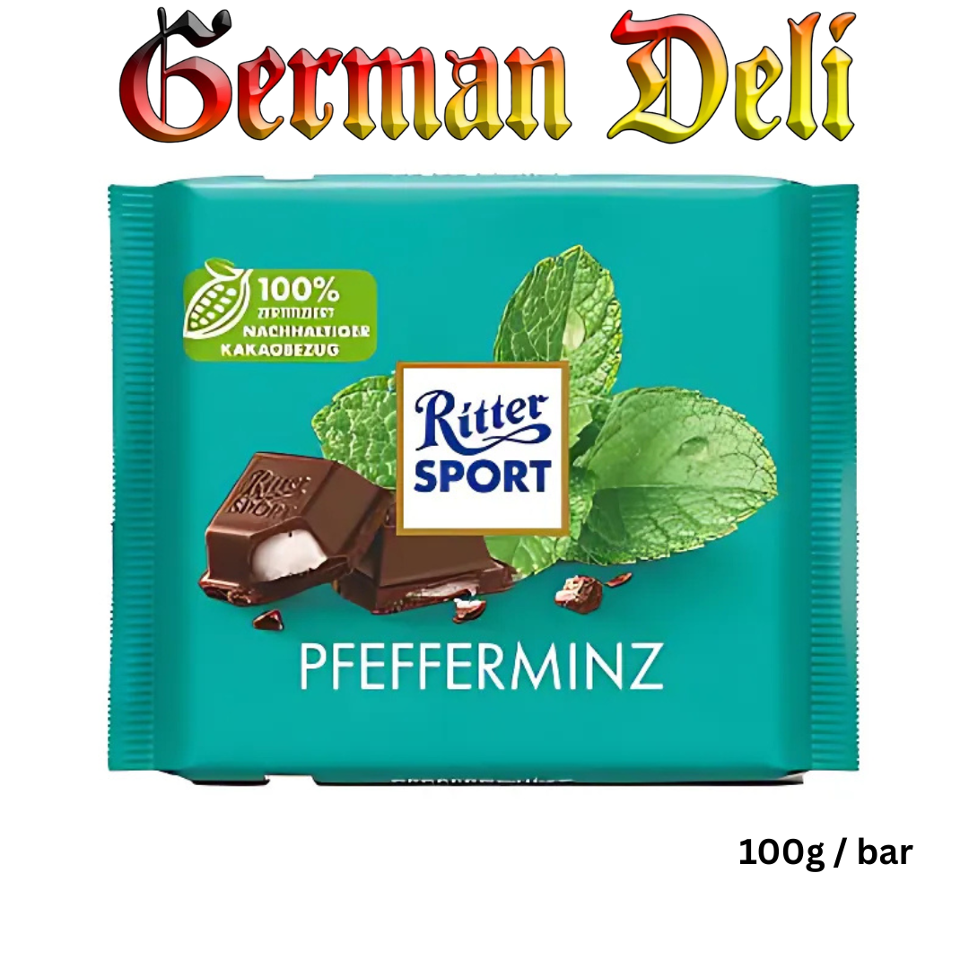 Ritter Sport - Peppermint Chocolate - 100 g / Pfefferminz