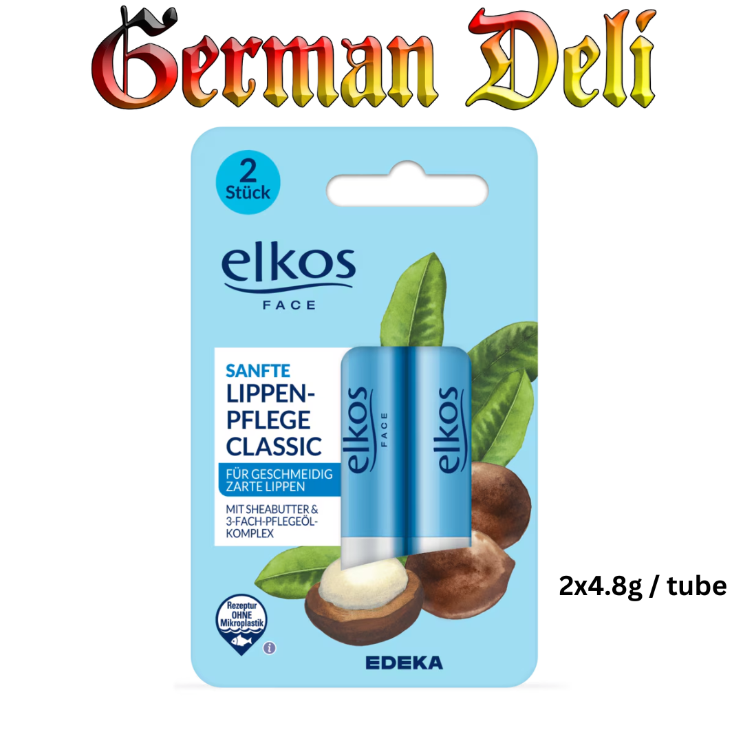 Elkos Face - Lip care stick classic - 2x4.8g / Lippen Pflege Classic