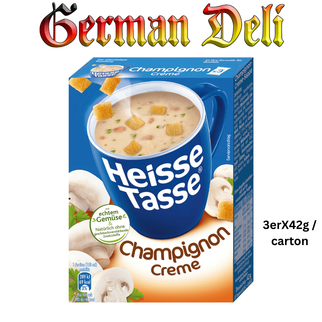Heisse Tasse - Mushroom Cream soup - 3erx42g / Champignon Crème