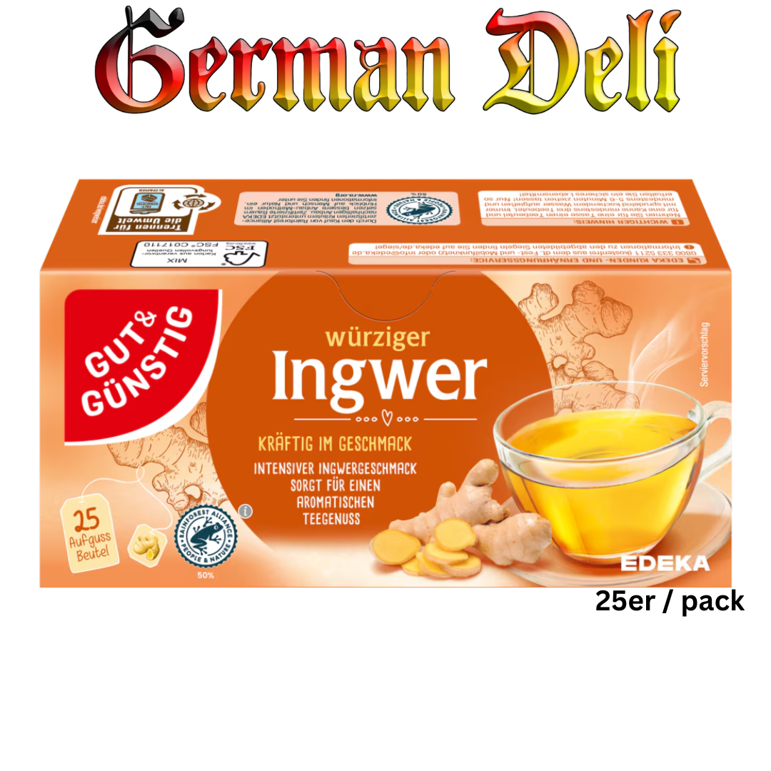 G&G Ingwer Tea / Ginger Tea in Bags 25er