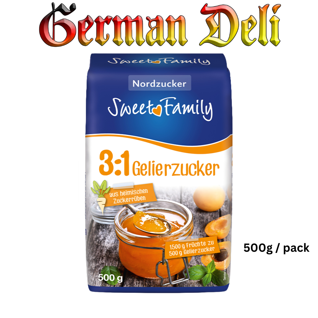 Sweet Family Nordzucker - Preserving Sugar 3:1 - 500 g pck / Gelierzucker 3:1