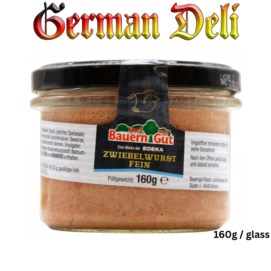 Bauern Gut Zwiebelwurst / Onion sausage 160g
