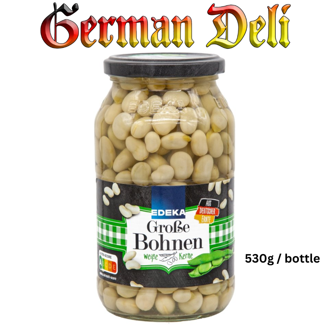 Edeka - Big White Beans - 530g / Große Weiße Bohnen