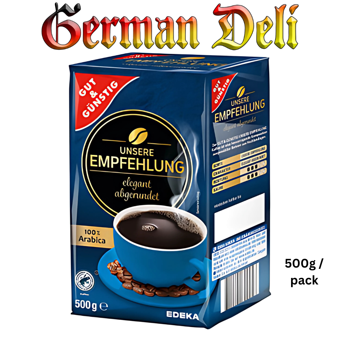 G&G Roestkaffee Unsere Empfehlung/ G&G roasted coffee 500g