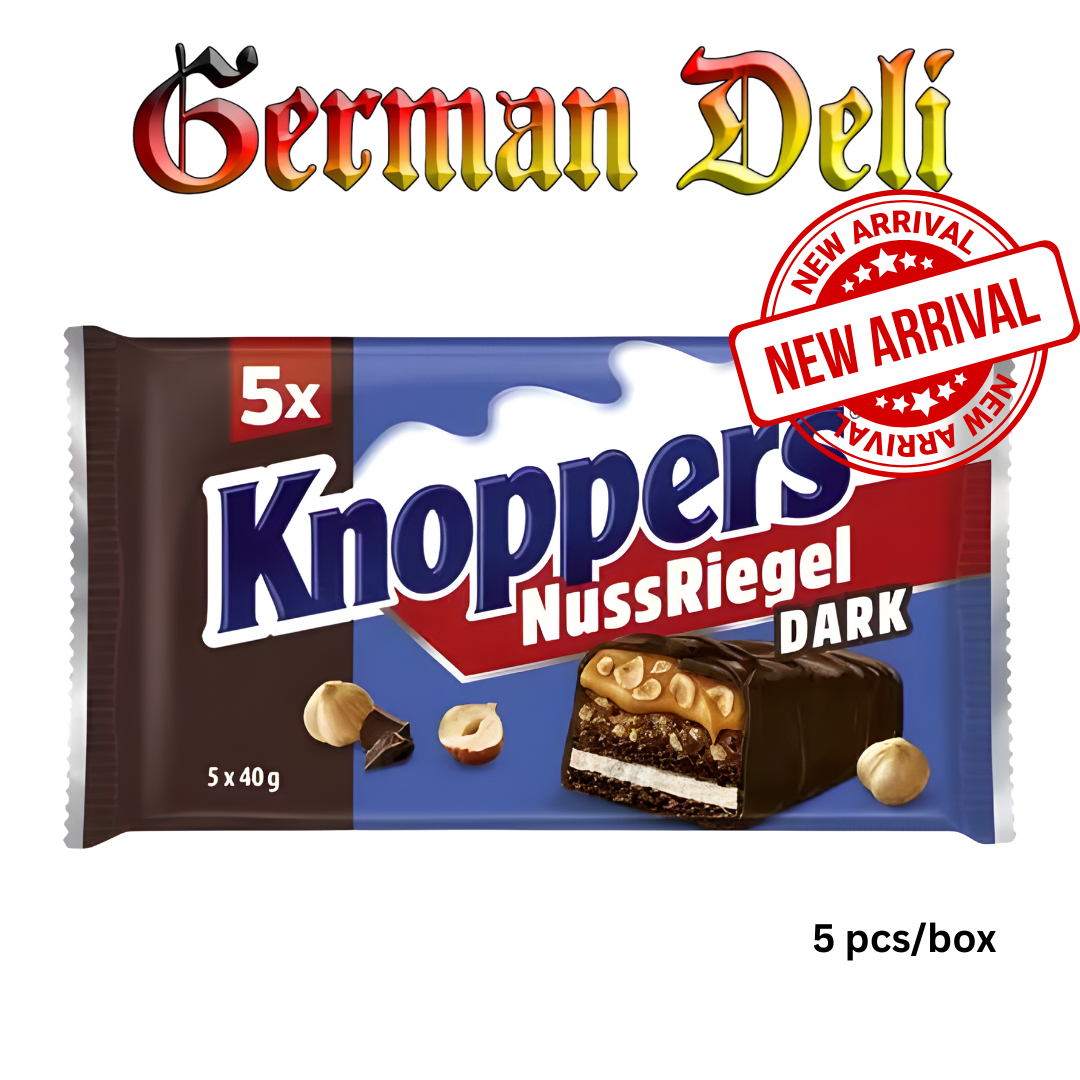 KNOPPER - NUSS RIEGEL DARK 5ER X 40G