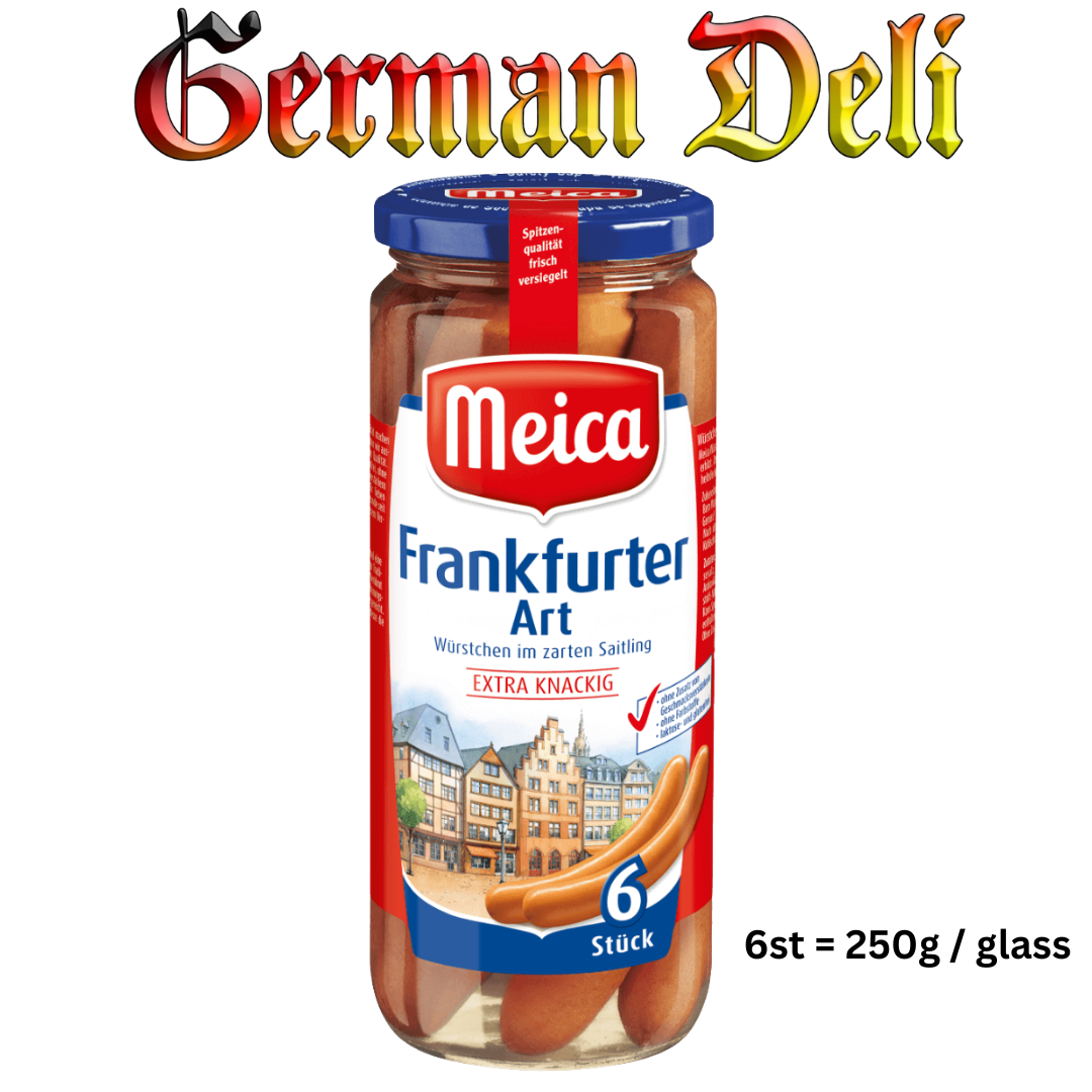 Meica - Franks Sausages - 6ST = 250 g glass / Frankfurter Art