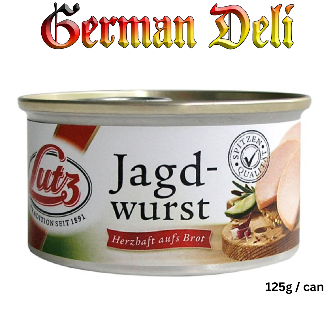 Lutz - Hunter Sausage - 125 g can / Jagdwurst