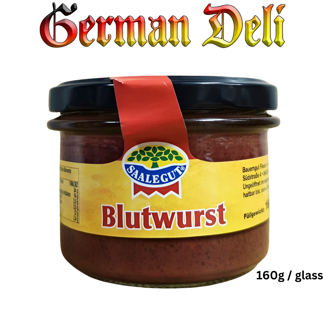 Saalegut - Blood Sausage - 160 g glass / Blutwurst
