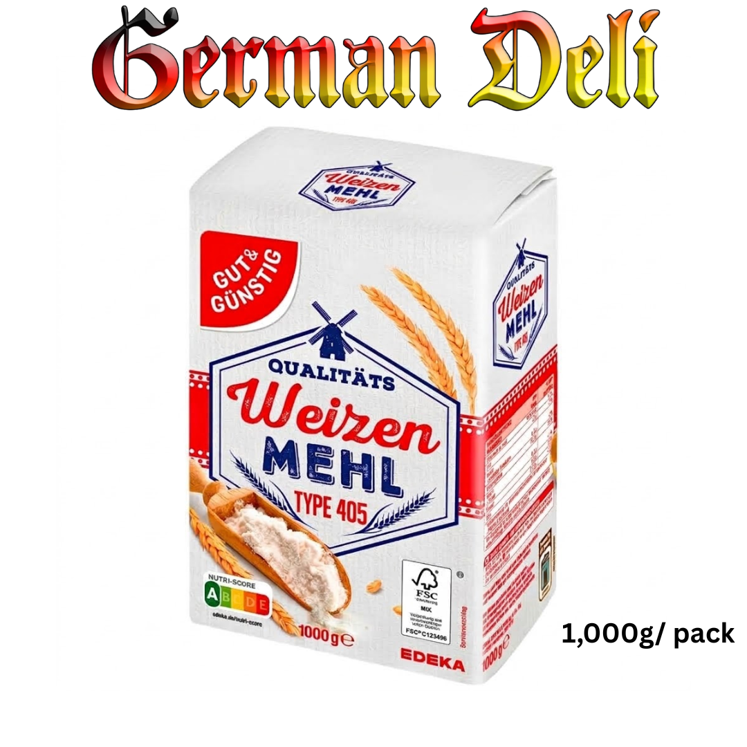 G+G - Wheat Flour Type 405 - 1000 g pck / Weizenmehl 405