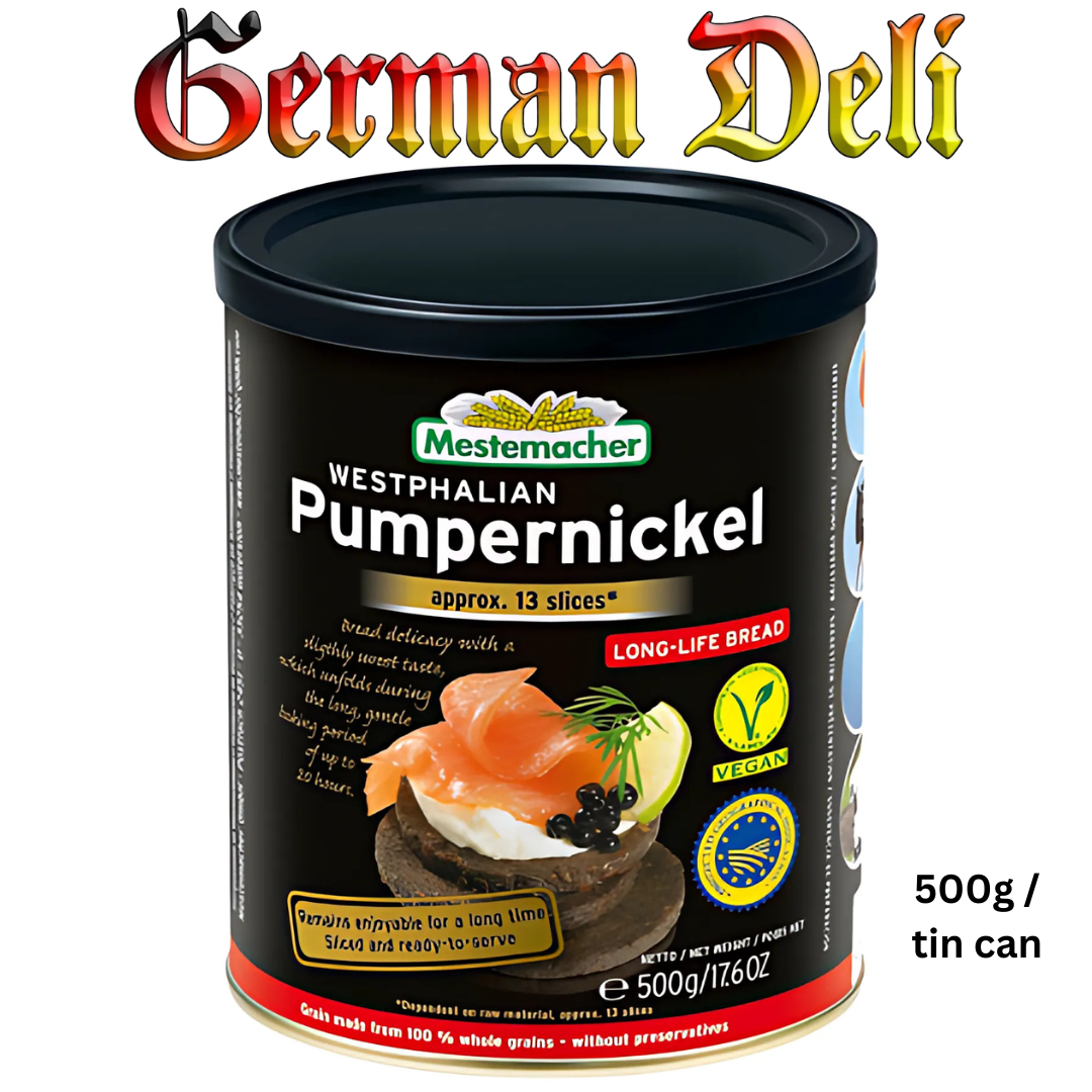 Mestermacher - Schwarzbrot "Pumpernickel" - 500 g Dose / Pumpernickel