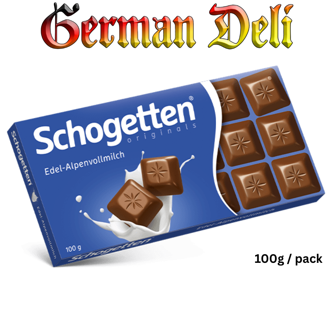 Schogetten - Wholemilk Chocolate - 100 g bar / Vollmilch Schokolade