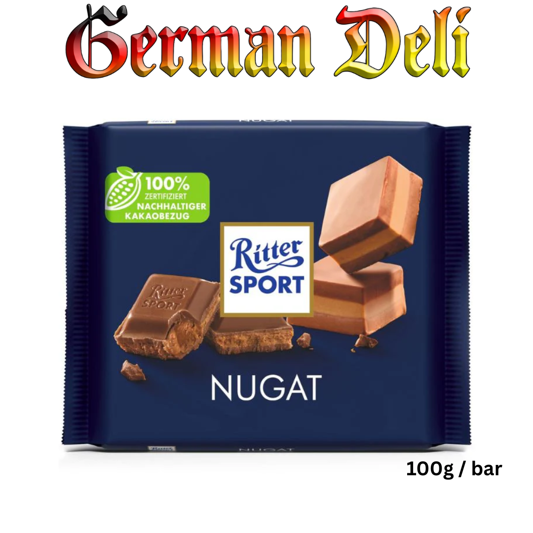 Ritter Sport - Nougat - 100 g Tafel / Nougatschokolade