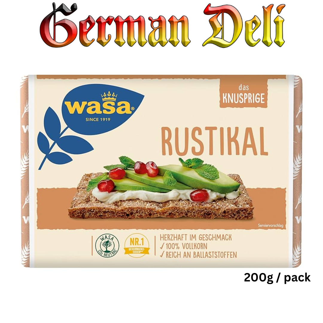 Wasa - Rustic Crisp Bread - 275 g pck / Rustikales Knäckebrot