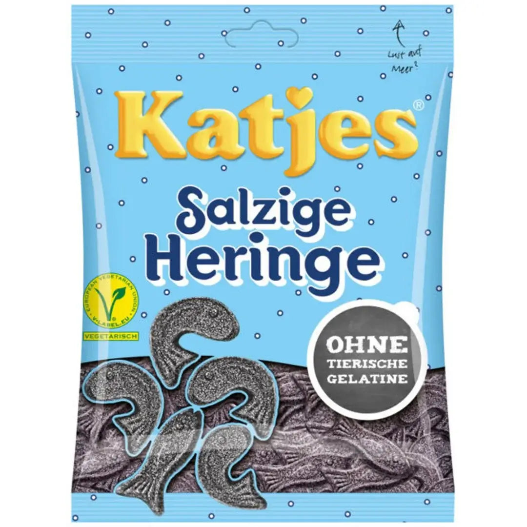 Katjes - Gesalzene Lakritzheringe - 200 g Beutel / Salzige Heringe
