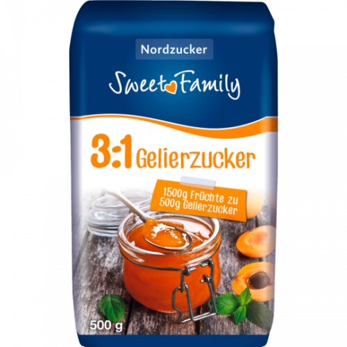 Sweet Family Nordzucker - Gelierzucker 3:1 - 500 g Pck. / Gelierzucker 3:1