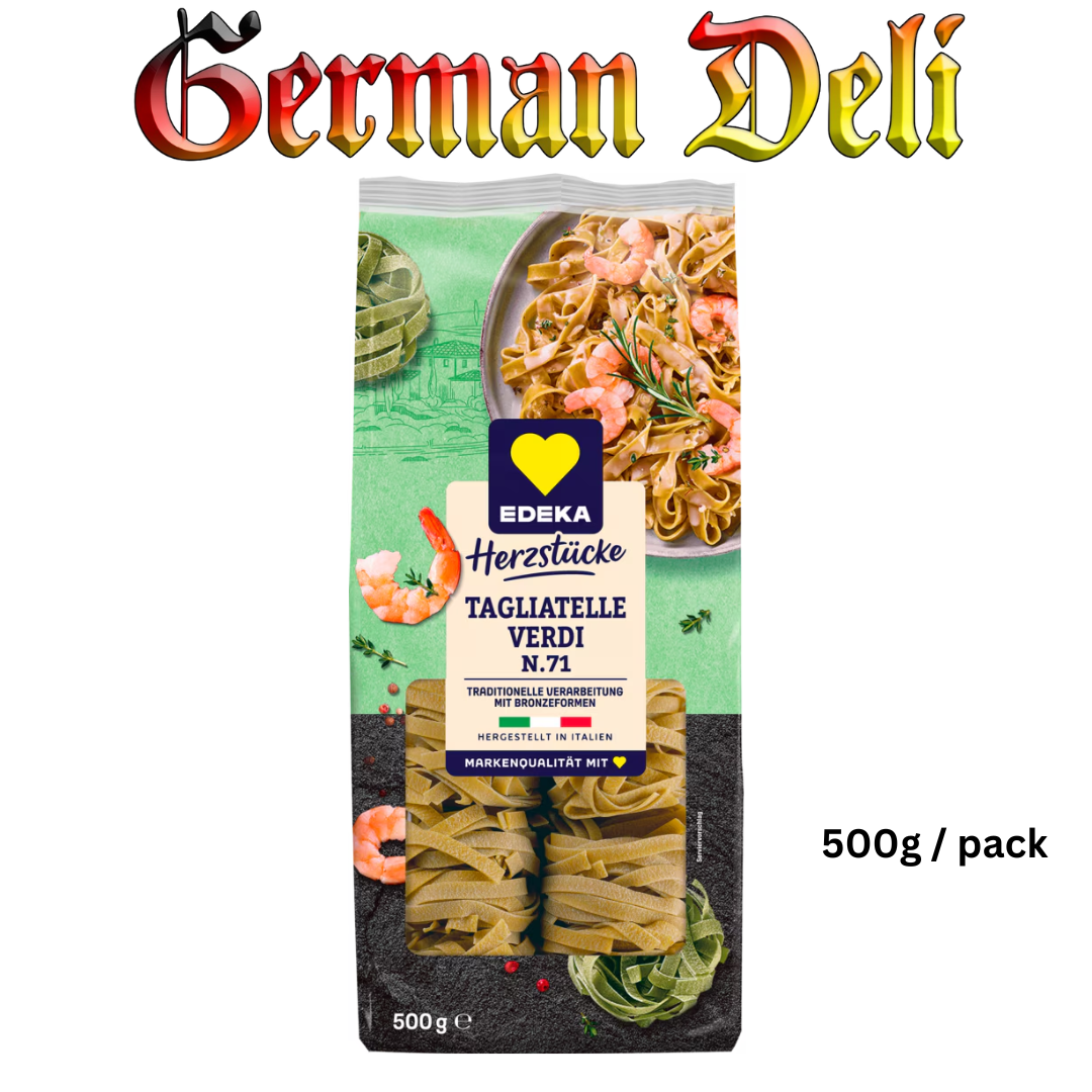 Edeka - Tagliatelli Noodles Green "Italia" - 500 g bag / Grüne Tagliatelle