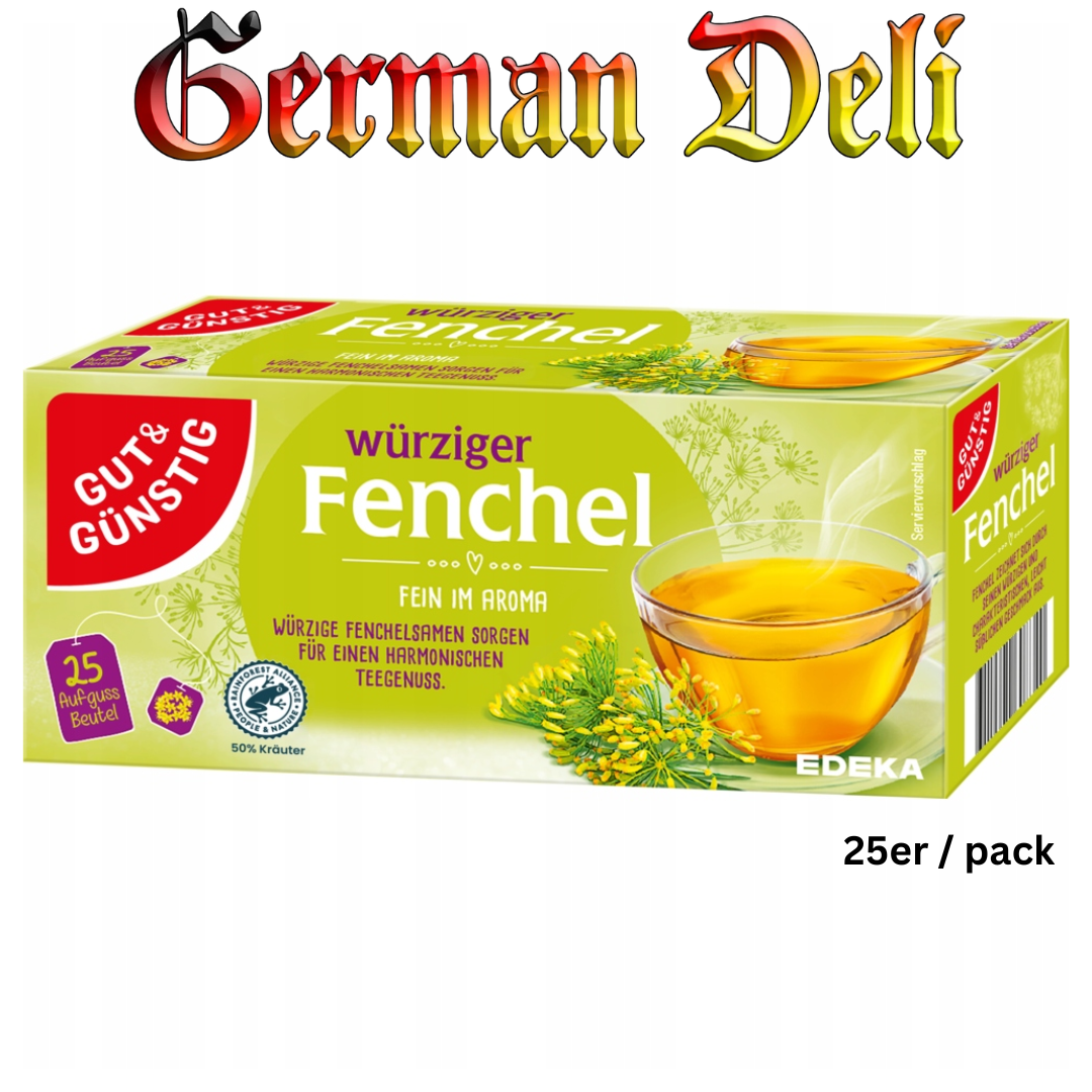 G+G - Fennel Tea in bags/ - 25er pck / Fencheltee