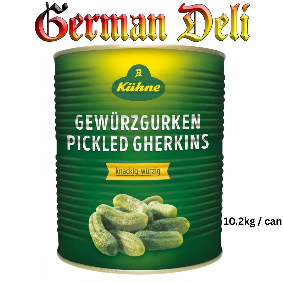 KÜHNE PICKLED GHERKINS - 10.2L/TIN