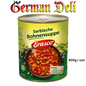 Erasco - Serbian Bean Soup 800g can / Serbische Bohnensuppe
