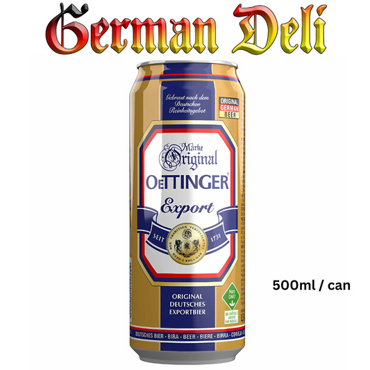 Oettinger Export - 500 ml can - 24 per case / Oettinger Export