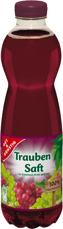 G+G - Grape Juice Red -1000 ml btl / Roter Traubensaft