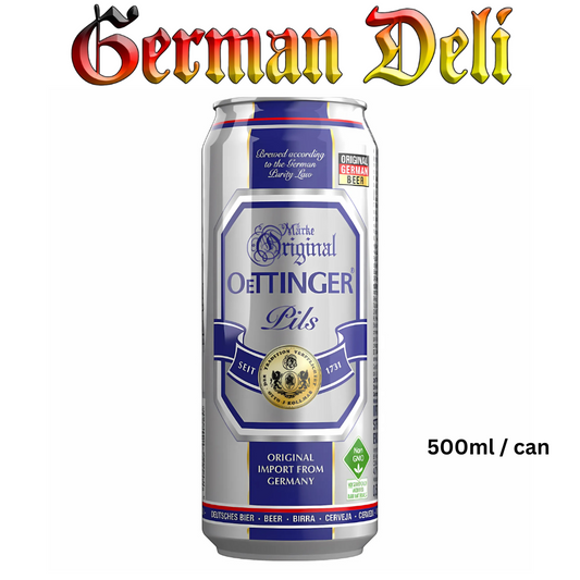 Oettinger Pilsen - 500 ml can - 24 per case / Pils