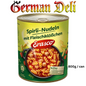 Erasco - Spirili Noodles with Meatballs - 800 g can / Spirili Nudeln mit Fleischklößen