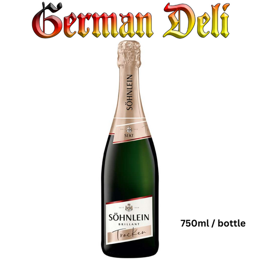 Sohnlein Brillant -  Rheingold Sparkling Wine dry - 750 ml btl / Sekt trocken