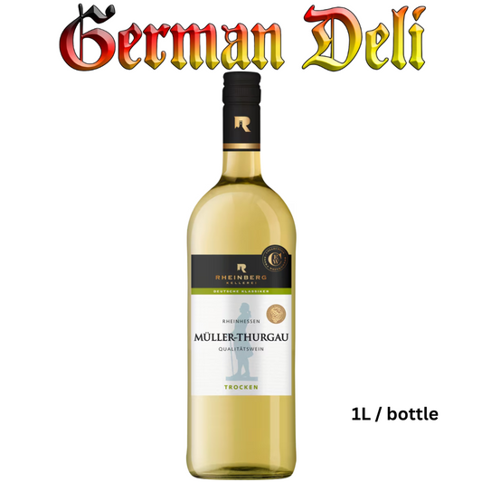 Rheinberg - Mueller Thurgau QBA Dry - 1000 ml btl / Mueller-Thurgau trocken