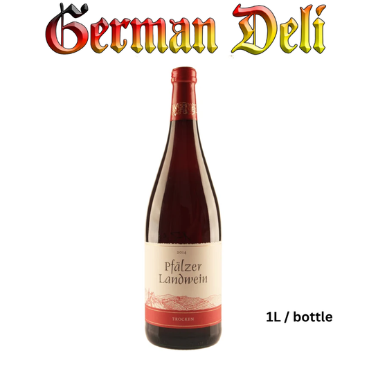 Pfaelzer - Tafelwein Trocken Rotwein 1000 ml Fl. / Tafelwein rot