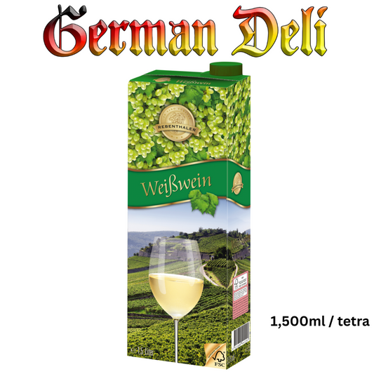 Rebenthaler - Table Wine White Dry - 1500 ml tetra / Tafelwein weiß trocken