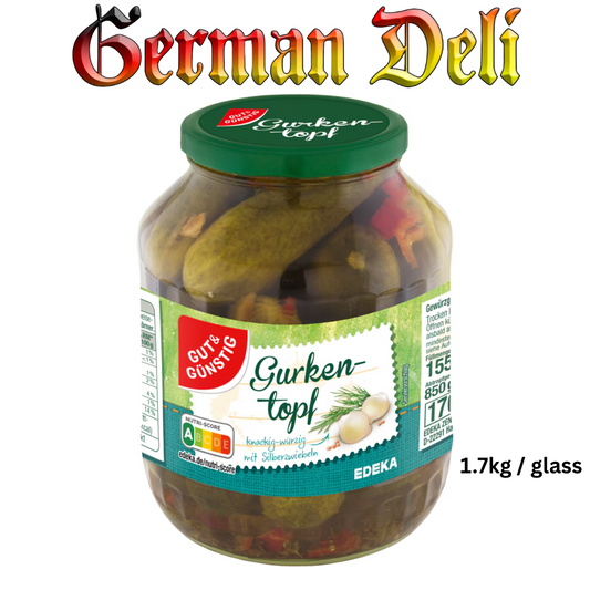 G+G - Pickles - 1.7 kg glass / Gurkentopf