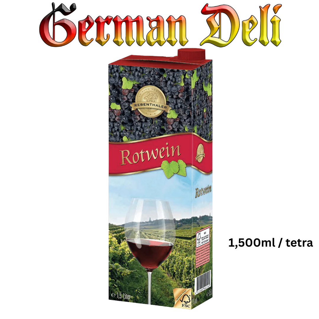 Rebenthaler - Table Wine Red dry - 1500 ml tetra / Tafelwein rot trocken
