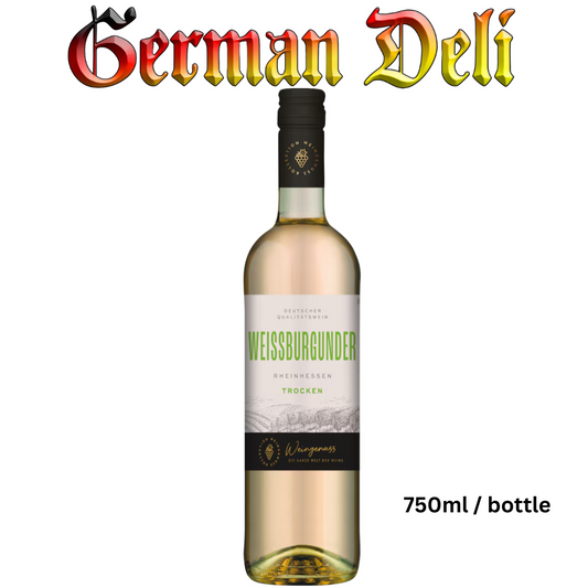 Wein-Genuss - White Burgundy dry - 750 ml btl / Weissburgunder trocken