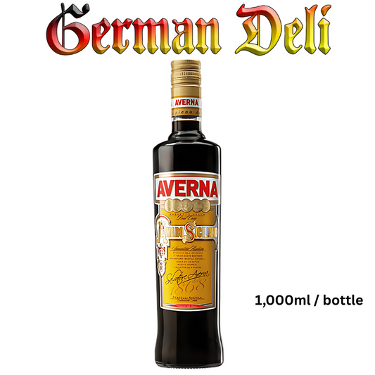 Averna - Amaro Siciliano Herb Liqueur 32 % - 1000 ml btl / Kräuterlikör