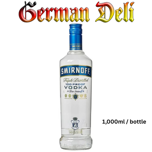 Smirnoff - Blue 50 % - 1000 ml btl / Vodka