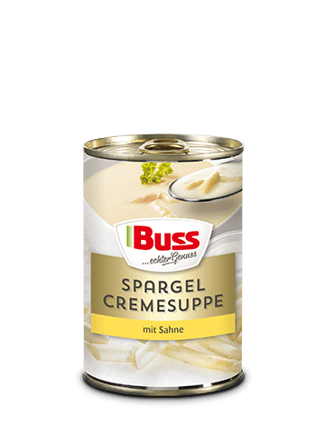 Buss - Asparagus Créme Soup - 400 ml can / Spargelcremesuppe