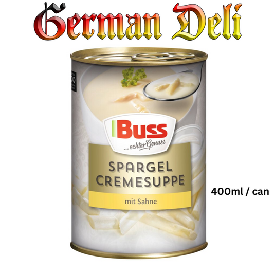 Buss - Asparagus Créme Soup - 400 ml can / Spargelcremesuppe