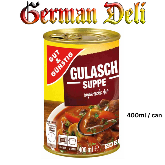 G+G - Goulash Soup - 400 ml can / Gulaschsuppe