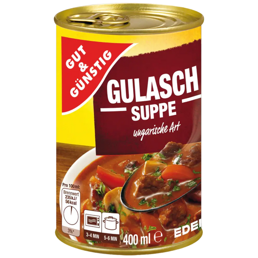 G+G - Goulash Soup - 400 ml can / Gulaschsuppe