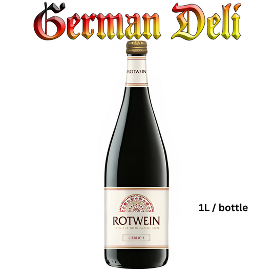Macedonian - Red Wine semisweet - 1000 ml btl / Rotwein lieblich