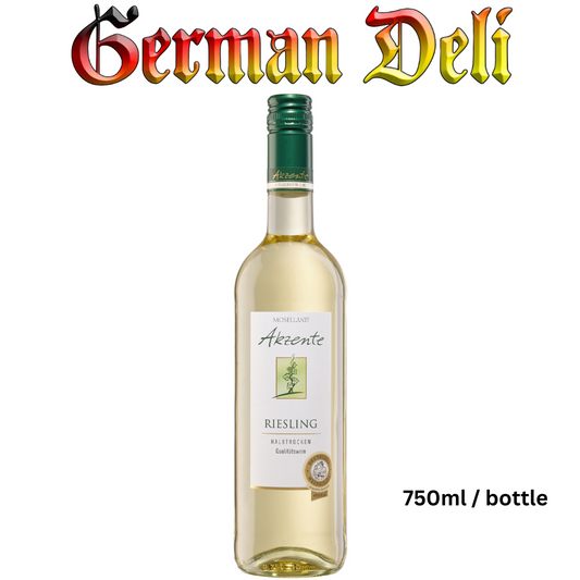 Moselland Akzente Riesling semidry Mosel 0.75 Liter Btl/Flasche