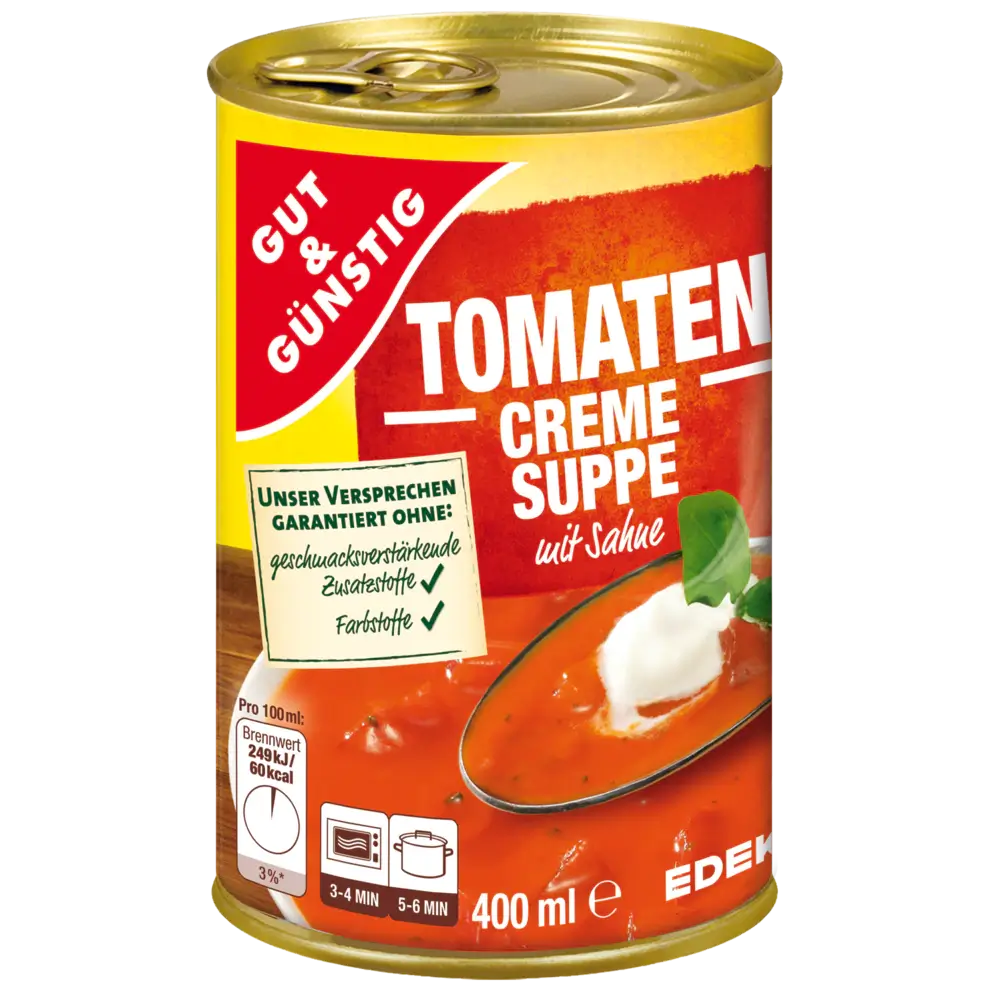 G+G - Tomato Creme Soup - 400 ml / Tomatencremesuppe