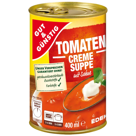 G+G - Tomato Creme Soup - 400 ml / Tomatencremesuppe